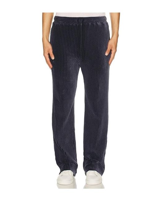 KROST Blue Magma Velour Pants for men