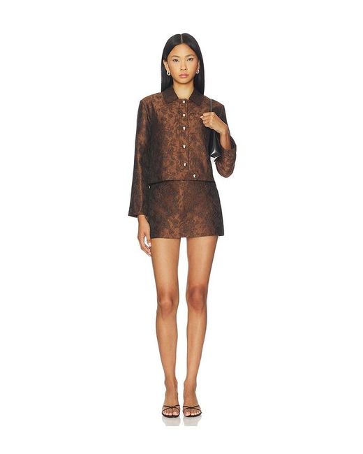 Amanda Uprichard Black X Revolve Cooper Skort