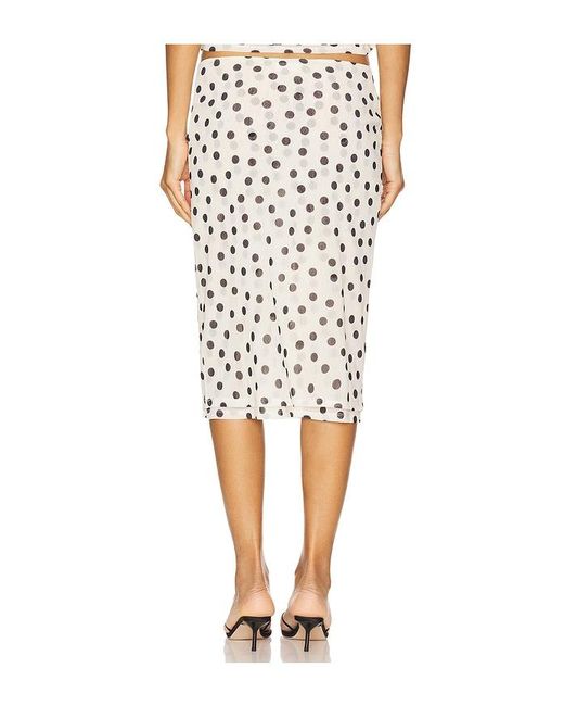 LPA White Carla Skirt