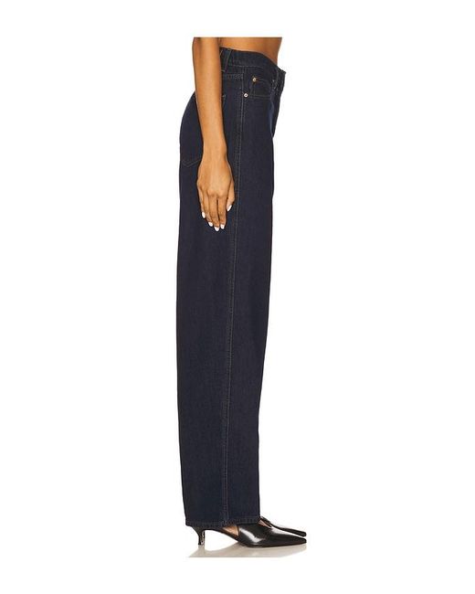 DL1961 Blue Kaylen High Rise Soft Curve Straight Jeans