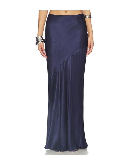 SNDY'S Blue Junie Maxi Skirt