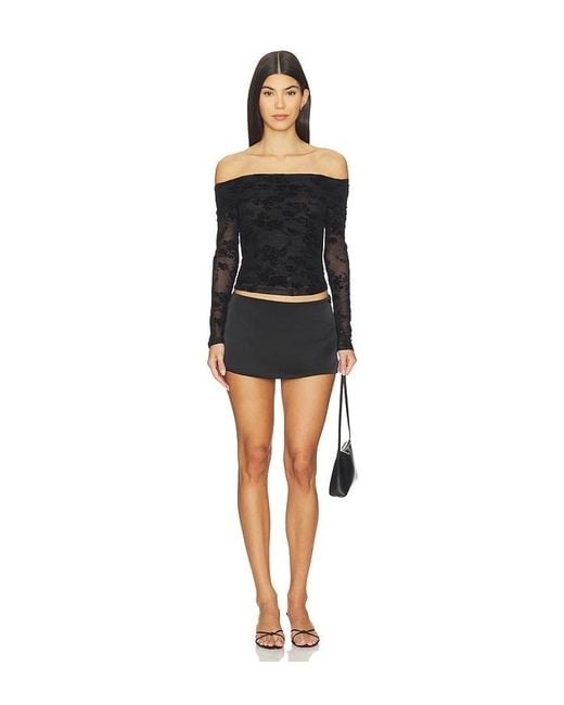 Heartloom Black Tatum Top