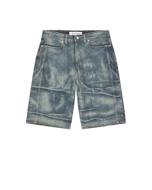 Won Hundred Blue Cade Denim Shorts for men