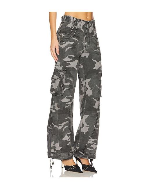 Jaded London Black Trooper Cargo