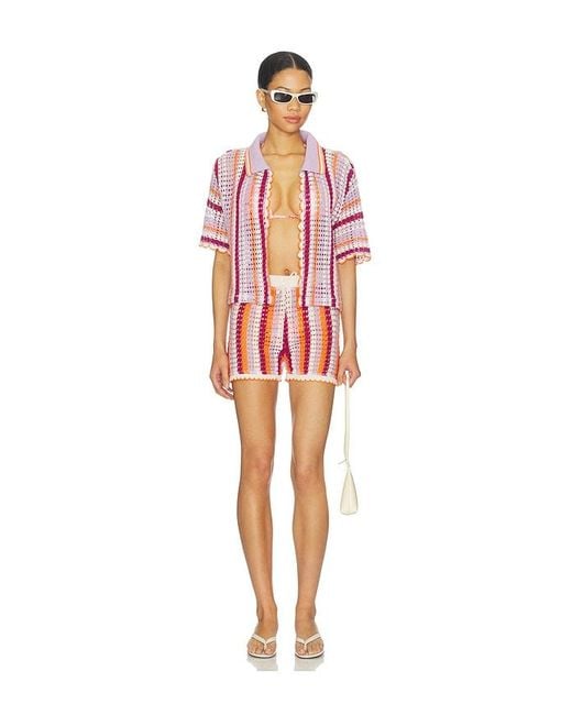 Maaji Red Mystic Stripe Stefano Short