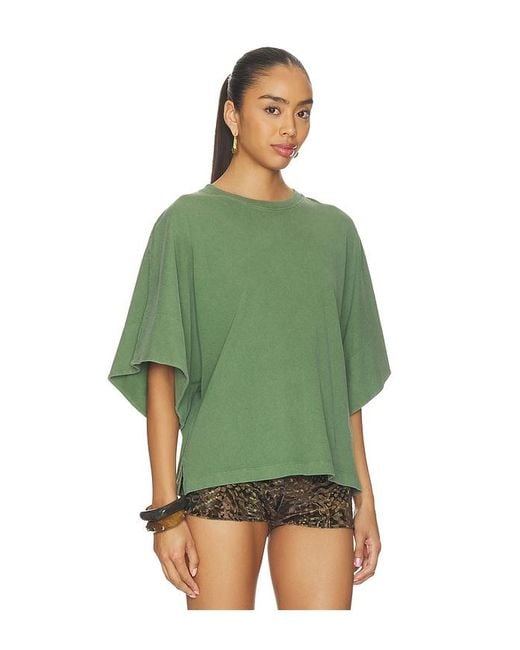 Free People Green X We The Free Atlas Dolman Tee
