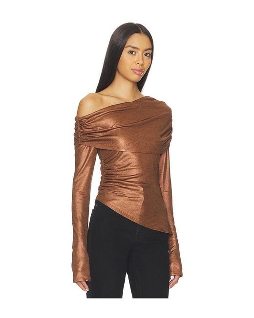 Lovers + Friends Black Coraline Top
