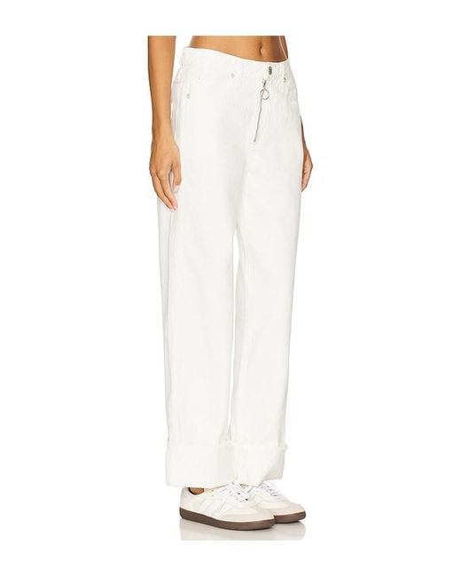 Amo Denim White Rosalind Straight