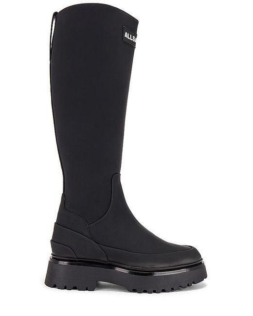 AllSaints Black Octavia Boot