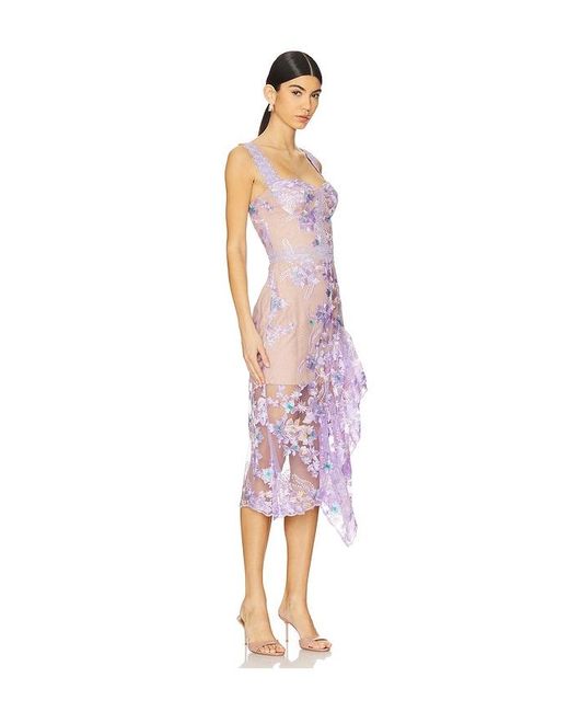 Bronx and Banco White Eva Midi Dress