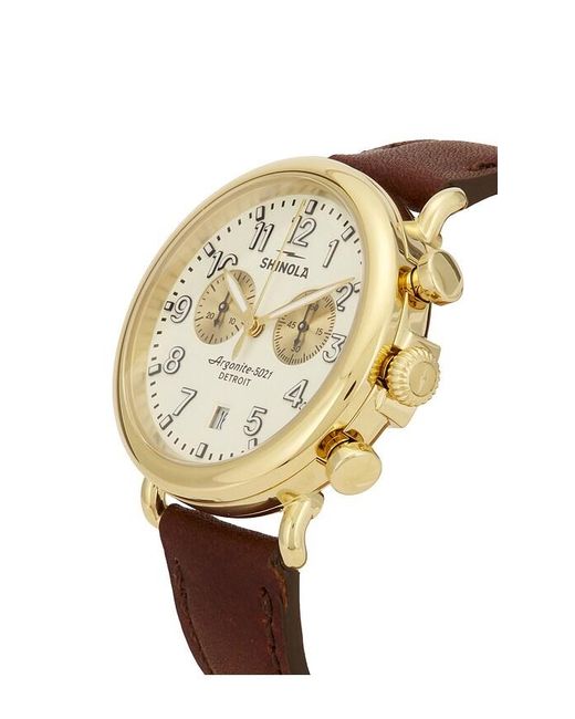 Shinola Natural Runwell Chronograph 41Mm Watch for men