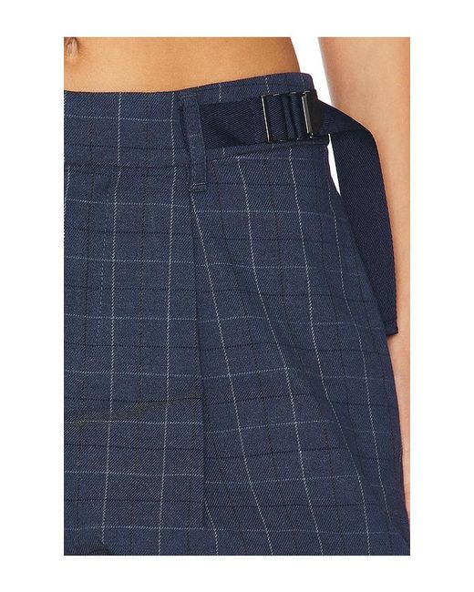 Free People Blue Saturn Bubble Mini Skirt