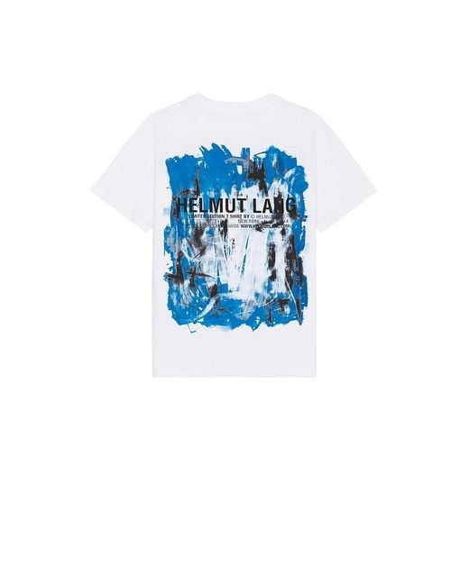 Helmut Lang Shirtkleider Scribble 2 in Blue für Herren