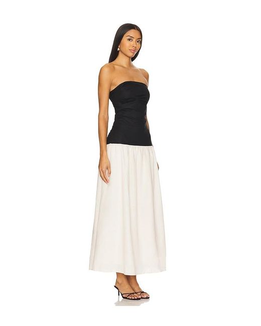 SNDY'S White Stella Maxi Dress