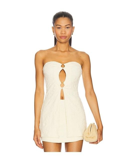 Joy Top En Color Crema Talla En Devon Windsor de color White