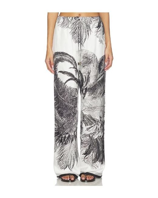 The Attico Multicolor Feather Print Pant