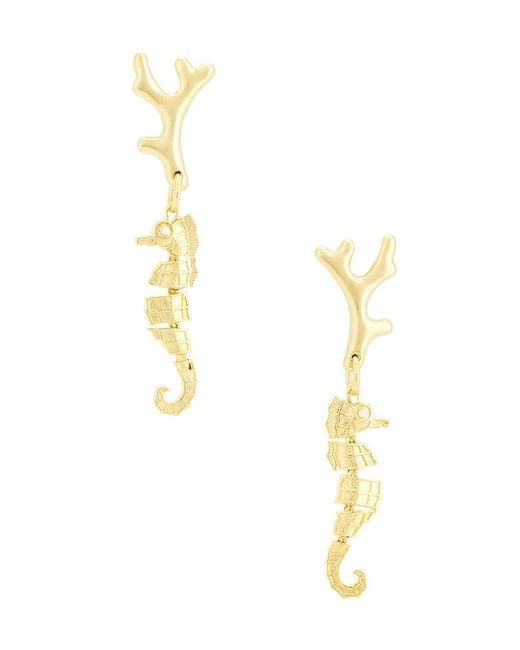 Brinker & Eliza White Tidal Earrings