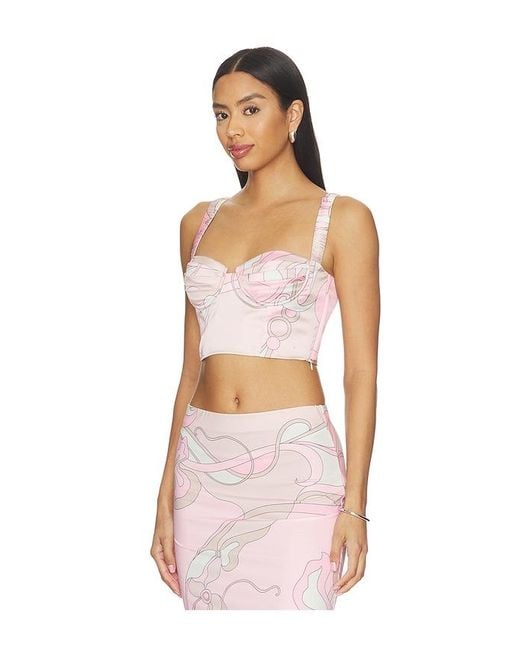 Cin Cin Multicolor Astrid Bustier Top