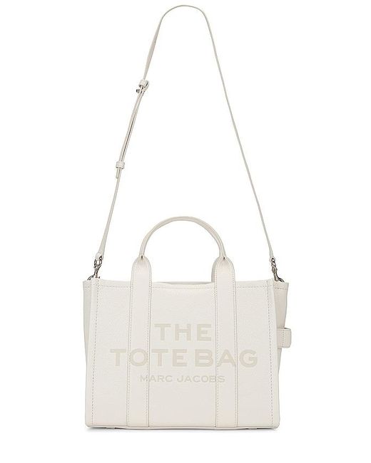 Marc Jacobs White The Leather Medium Tote