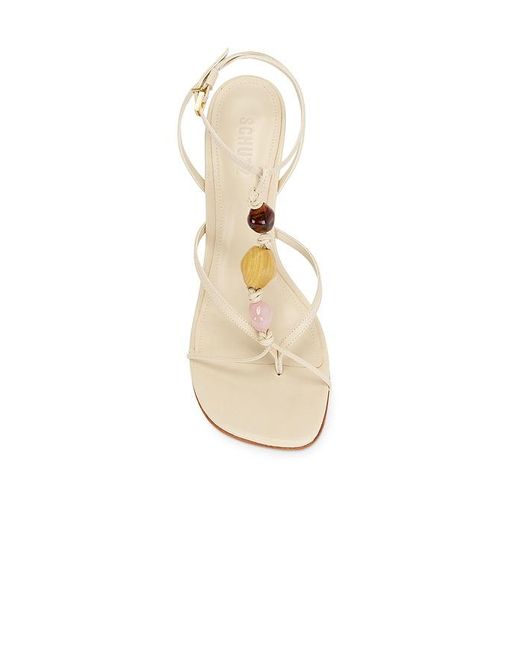 SCHUTZ SHOES White X Revolve Amber Sandal