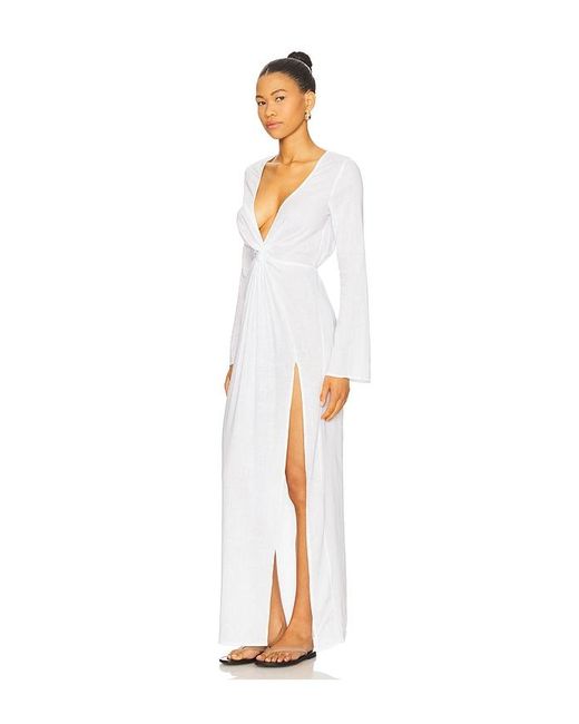 Tularosa White Gianna Maxi Dress