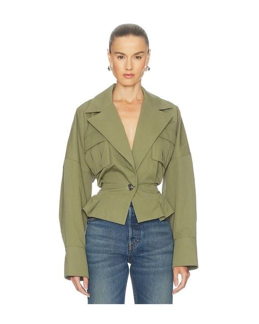 Camila Coelho Green Mari Jacket