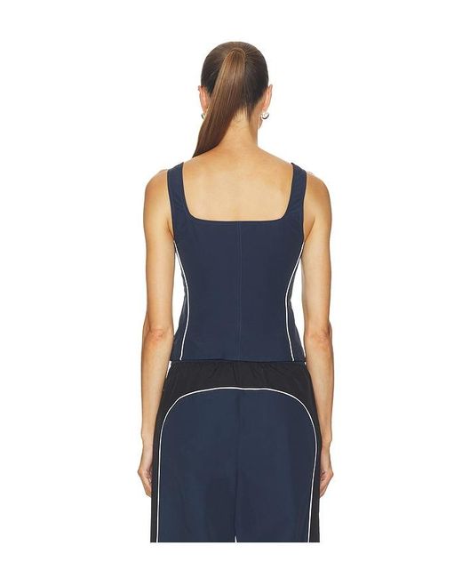 Jonathan Simkhai Blue Aya Bustier Top