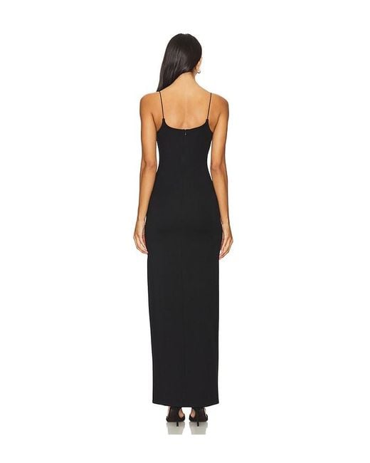 Camila Coelho Black Nova Maxi Dress