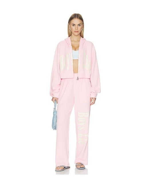 Boys Lie Pink All Star Alex Zip Up