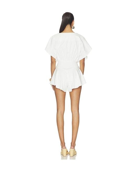 SNDY'S White Hilary Romper