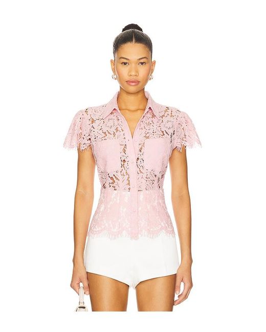 Camisa Encaje Francesca En Color Rosado Talla (También En S, Xs, Xxl, Xxs) Generation Love de color White