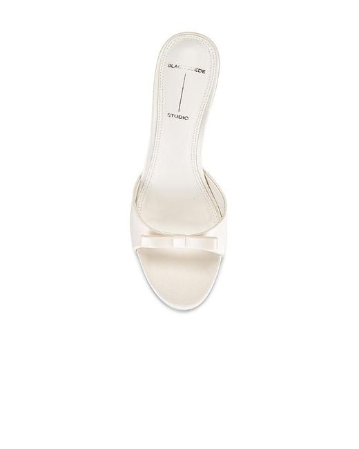 Black Suede Studio White Albie Sandal