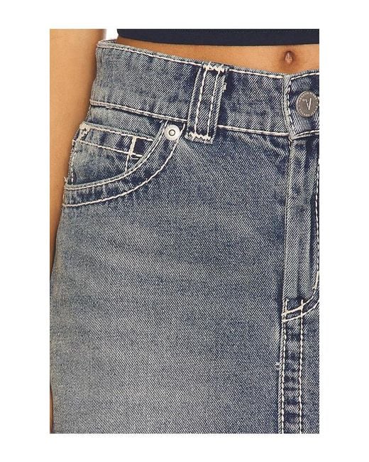 A.Brand Blue 95 A Line Skirt