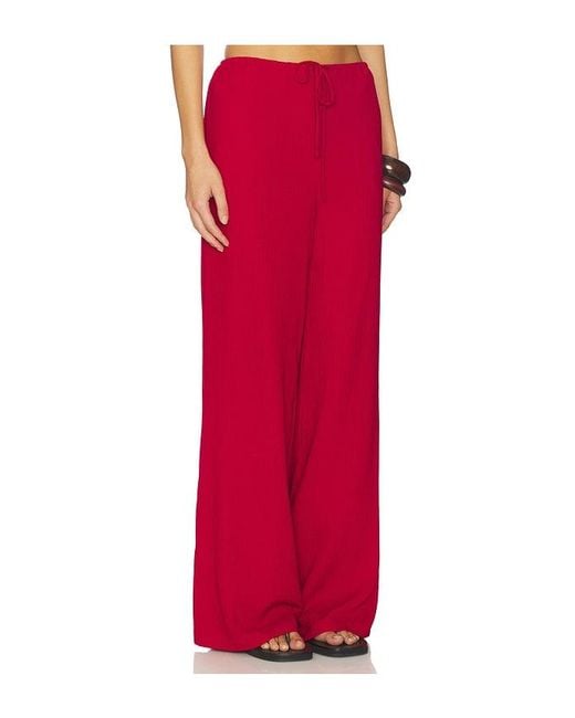 SOVERE Red Aine Pants