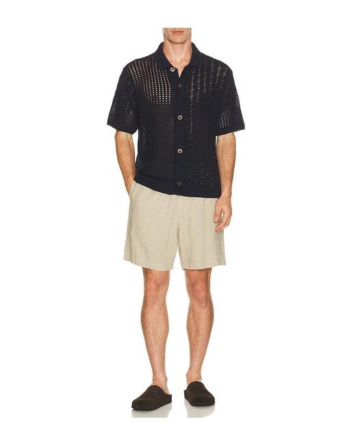 Obey Black Preston Knitted Shirt for men