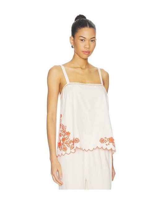 Amanda Uprichard White Coraline Top
