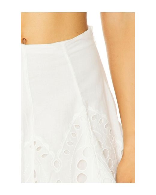 Charo Ruiz White Sail Skirt