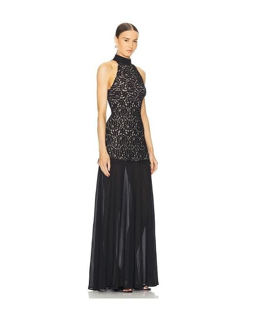 L'academie Black Zelie Gown