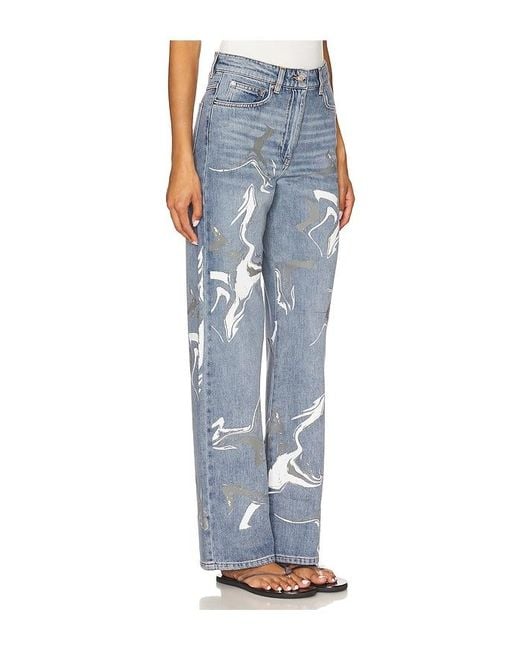 Pierna Ancha Ulya En Color Azul Talla (También En 36/4, 38/6, 40/8) IRO de color Blue