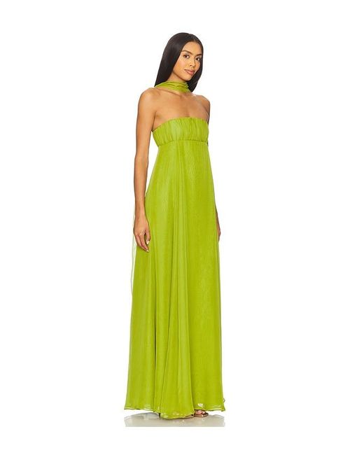 Lovers + Friends Green Estelle Gown