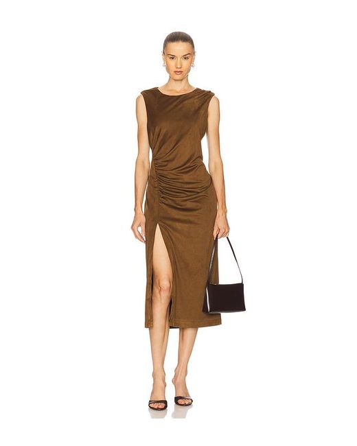 Vestido Midi Keegan En Color Marrón Talla (También En M, S, Xl, Xs) Steve Madden de color Natural