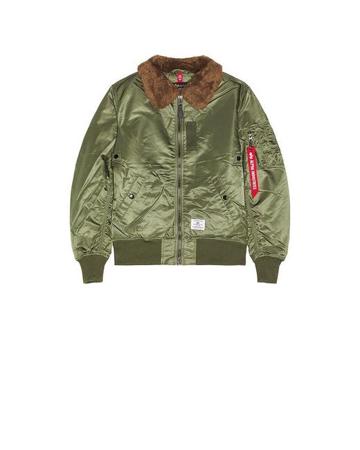 Alpha Industries Green B-15 Mod Flight Jacket for men