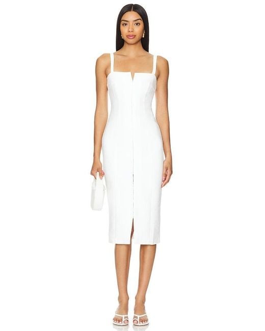 Amanda Uprichard White Tisha Dress