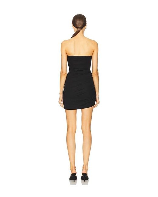 Nbd Black Margherite Mini Dress
