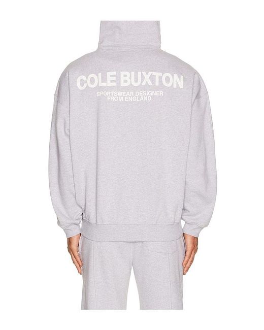 Cole Buxton White Sportswear Hoodie for men