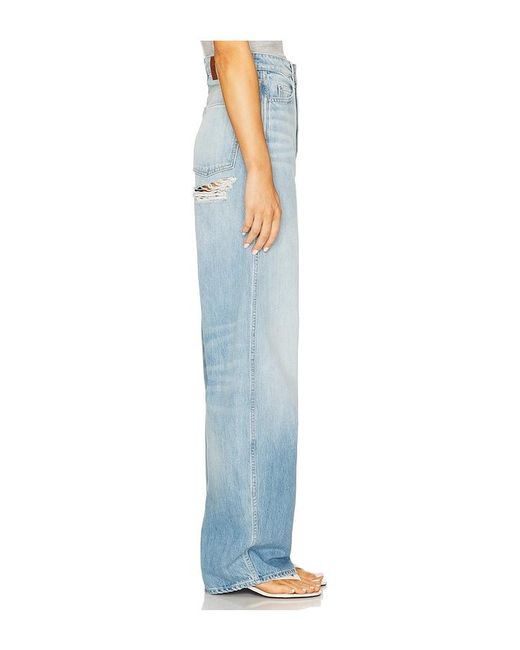 GRLFRND Blue Austen High Rise Curve Jeans