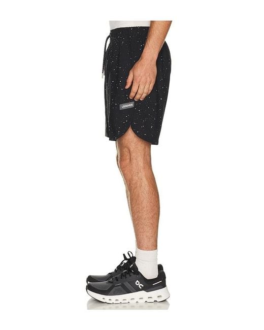 Legends Black Luka 5 Lined Short for men