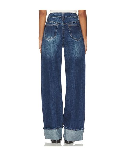 superdown Blue Lulu Cuffed Jean