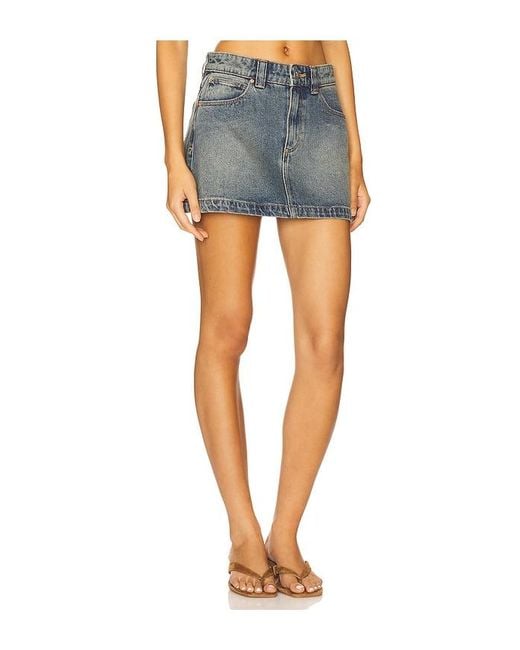 A.Brand Blue 95 A Line Skirt