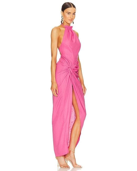 OW Collection Pink Isla Dress